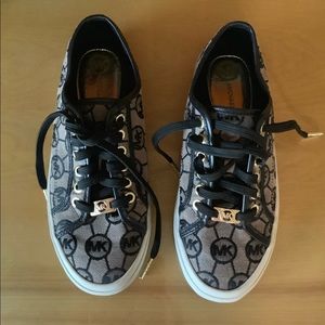 Michael Kors Monogram Tennis Shoes